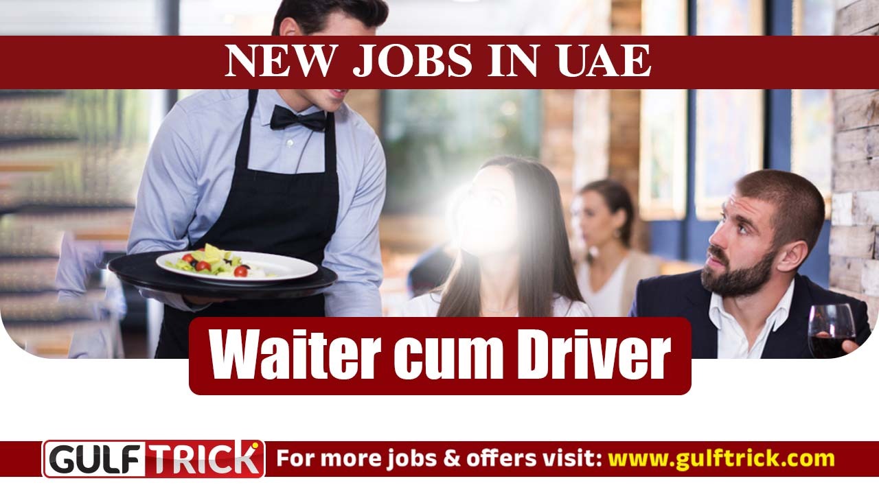 Waiter and Waitress Jobs in Dubai: Permanent Hotel Opportunity